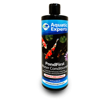 PondFirst - Concentrated Instant Dechlorinator for Fish Ponds, Makes Water Safe for Koi and Goldfish, Made in The USA Water Conditioner Aquatic Experts 500 ml